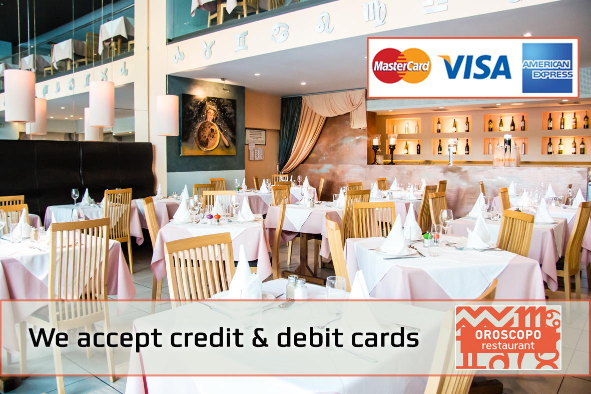 We accept credit and debit cards